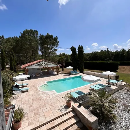 Superbe 300 M2 Avec Piscine Et Jacuzzi ヴィラ Linxe
