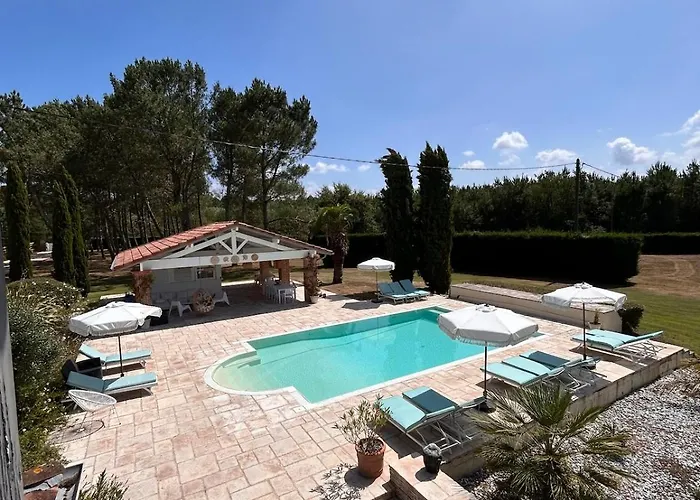 Superbe 300 M2 Avec Piscine Et Jacuzzi Villa Linxe
